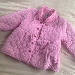 Smockingbird pink corduroy jacket kids size 6